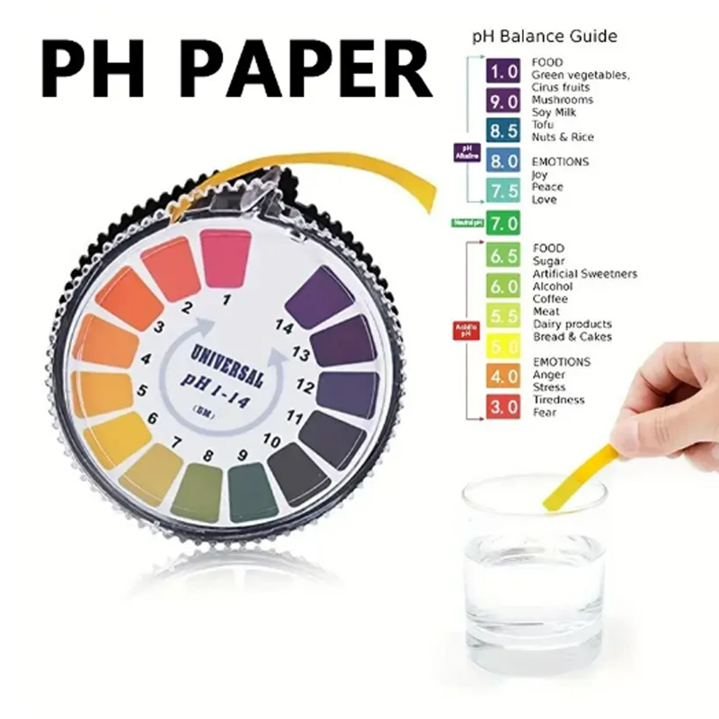 Ph Strip Test - Rollo de papel de prueba PH