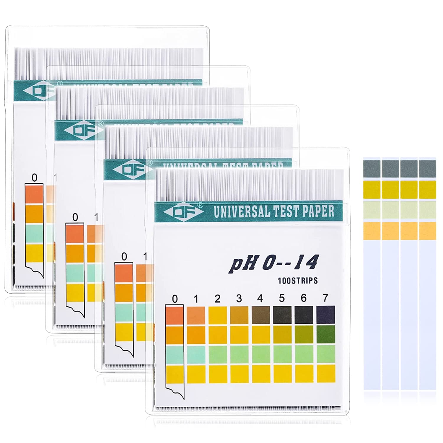 Ph Strip Test - 100 tiras 0-14 PH papel indicador