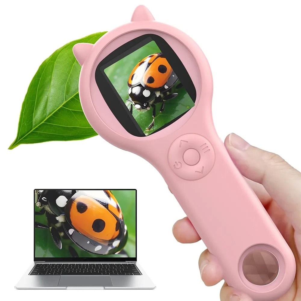 Science Max - Microscopio portátil para niños, microscopio Digital
