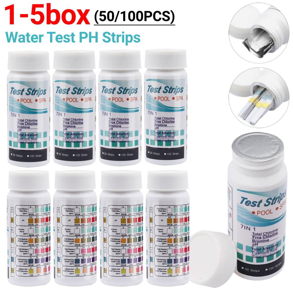 Tiras de prueba de agua PH 7 e - Ph Strip Test reseña y precio