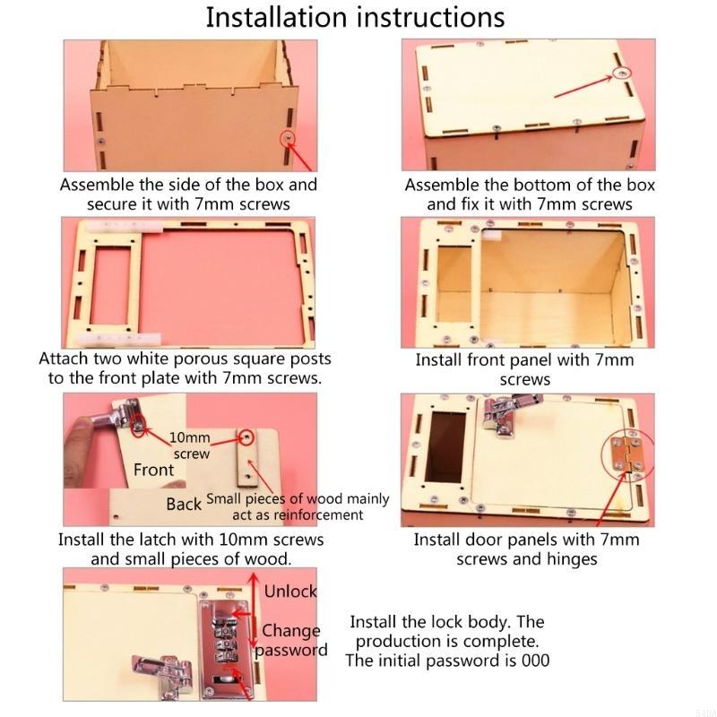 Kits fabricación caja fuerte D - Science Project Toys Making reseña y precio