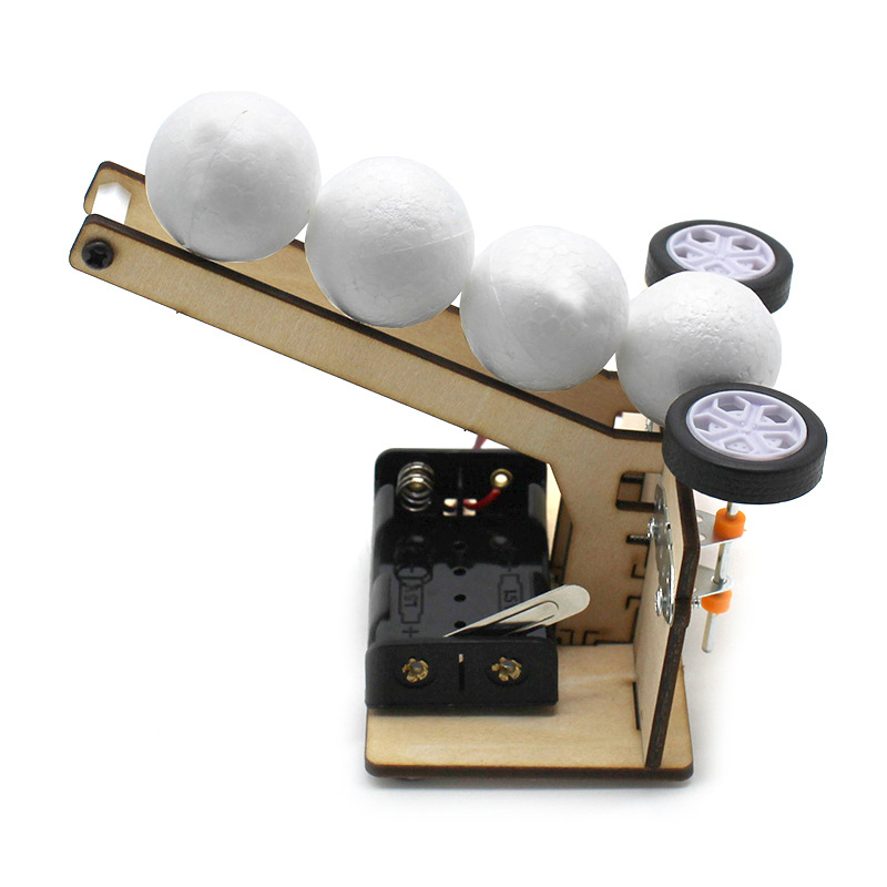 Dispositivo de bola de lanzami - Science Toys Diy reseña y precio