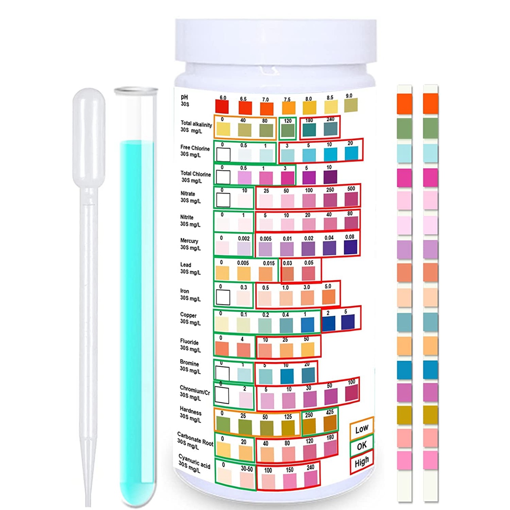 Tiras de prueba de agua potabl - Ph Strip Test reseña y precio