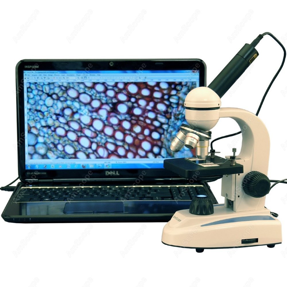 Microscopio Biológico Monocula - Amscope Microscope Kid Microscope reseña y precio