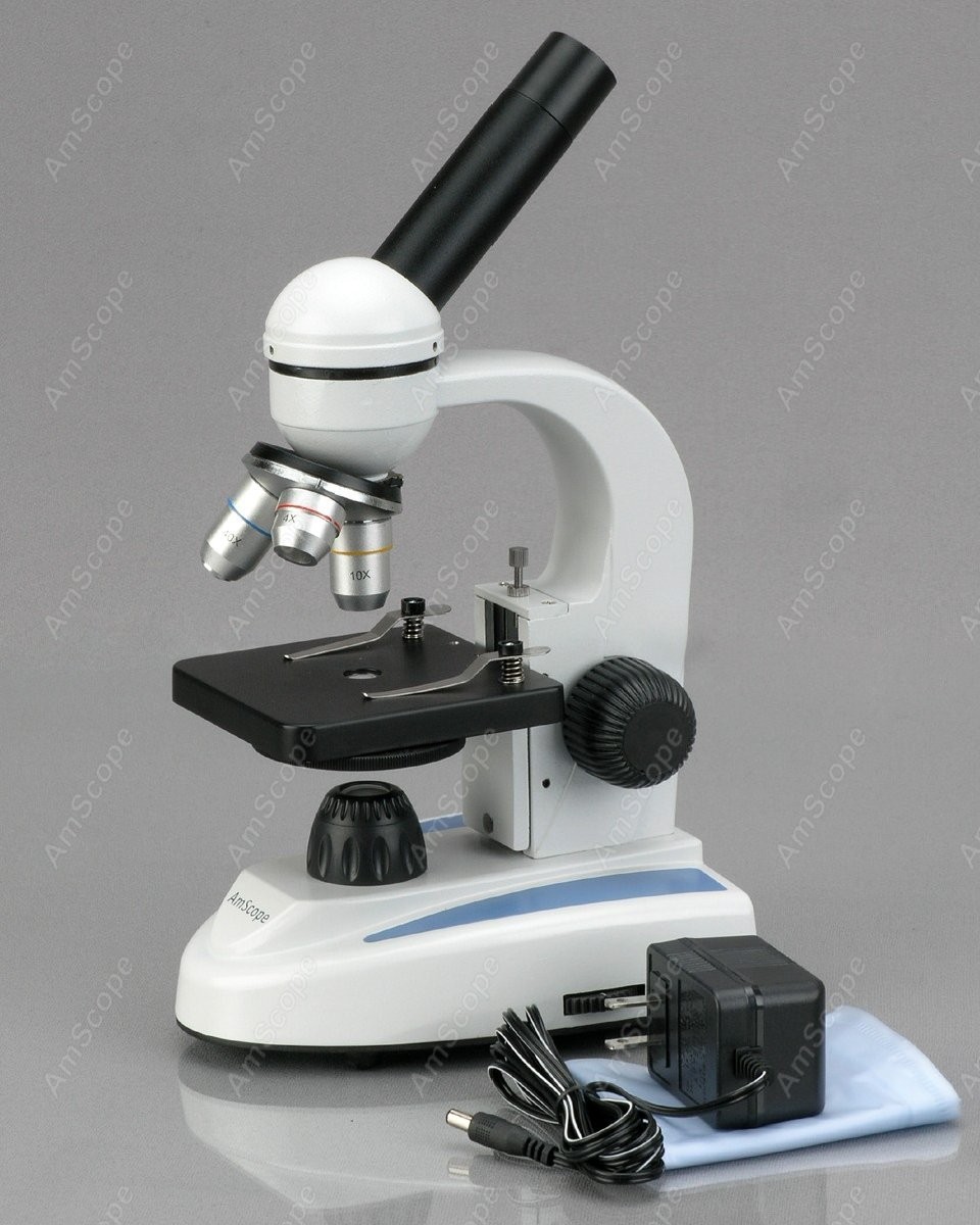 Microscopio Biológico Monocula - Amscope Microscope Kid Microscope reseña y precio