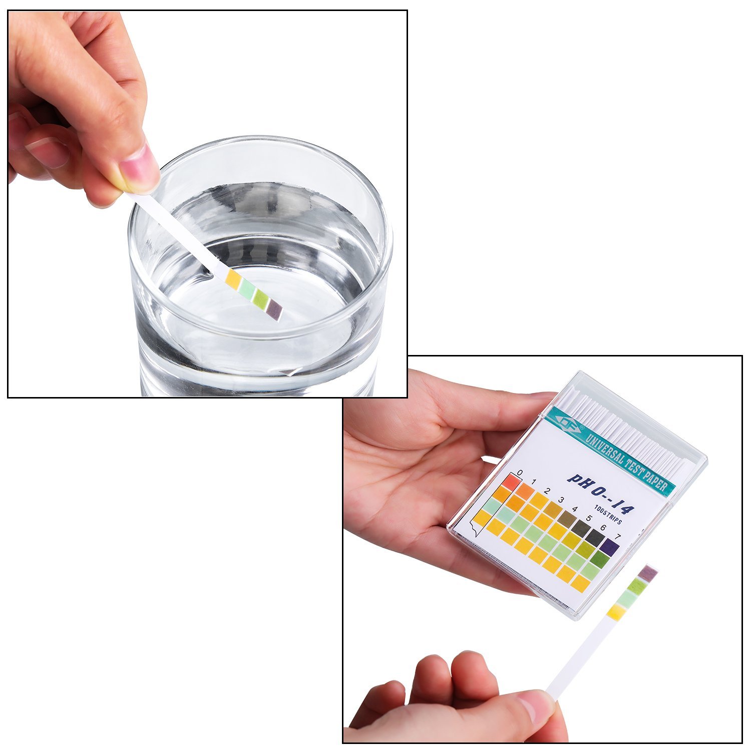 100 tiras 0-14 PH papel indica - Ph Strip Test reseña y precio