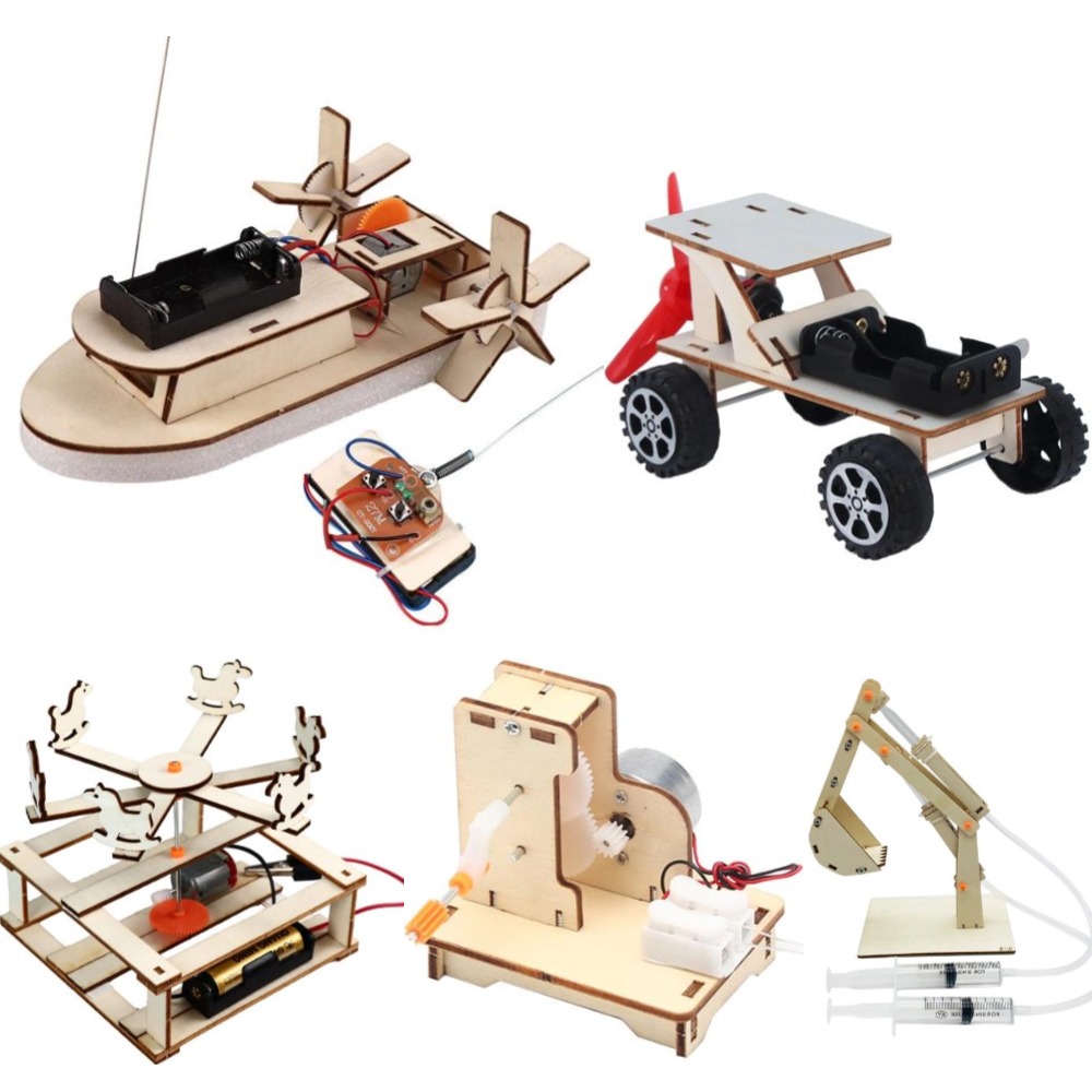 Modelo de barco de madera para - Science Toys Diy reseña y precio