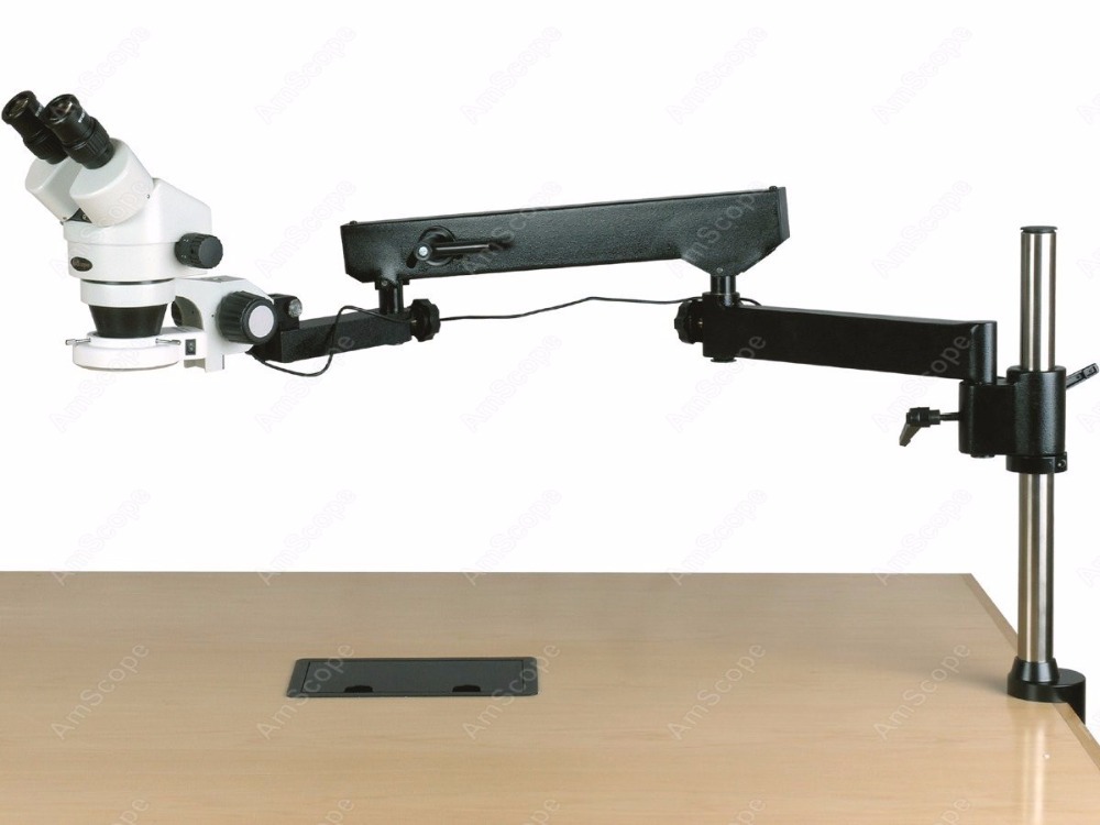 Microscopio Estéreo con Zoom B - Amscope Microscope Stereo 7X-45X reseña y precio