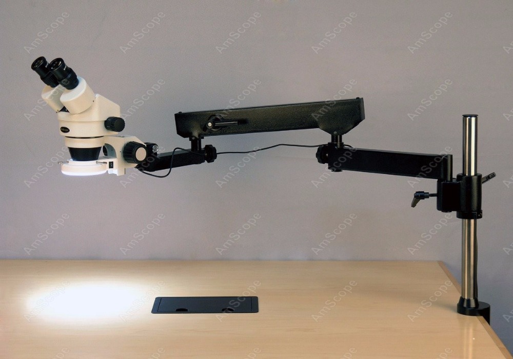 Microscopio Estéreo con Zoom B - Amscope Microscope Stereo 7X-45X reseña y precio