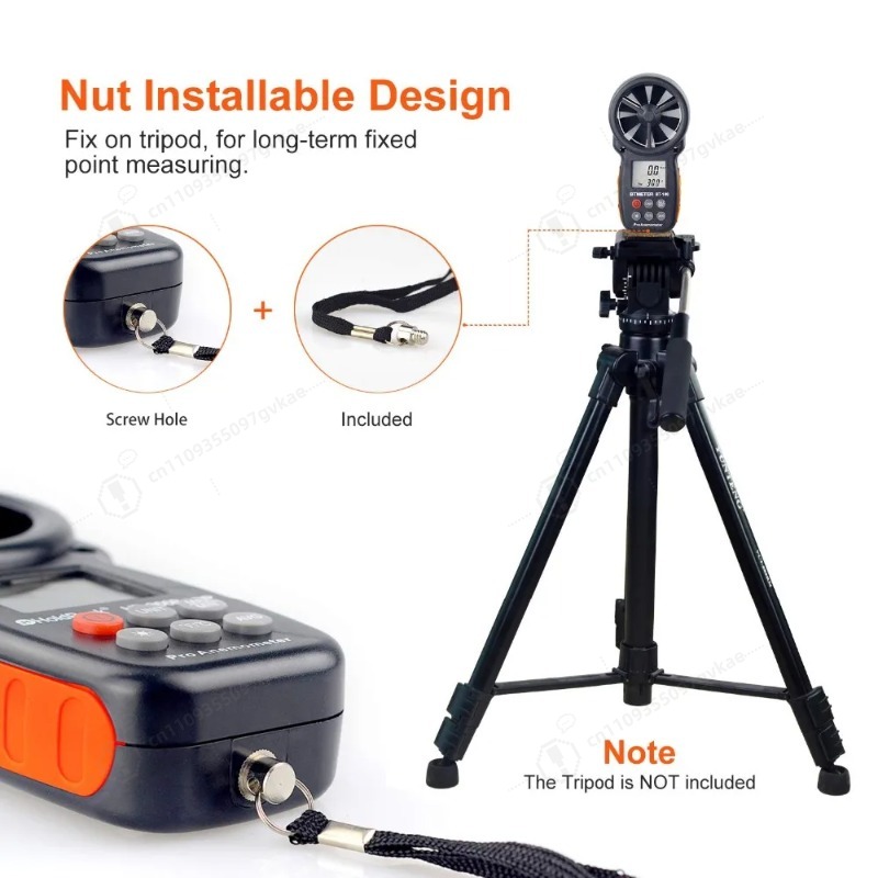 Anemómetro Digital BT-100, Med - Anemometer Wind Speed reseña y precio