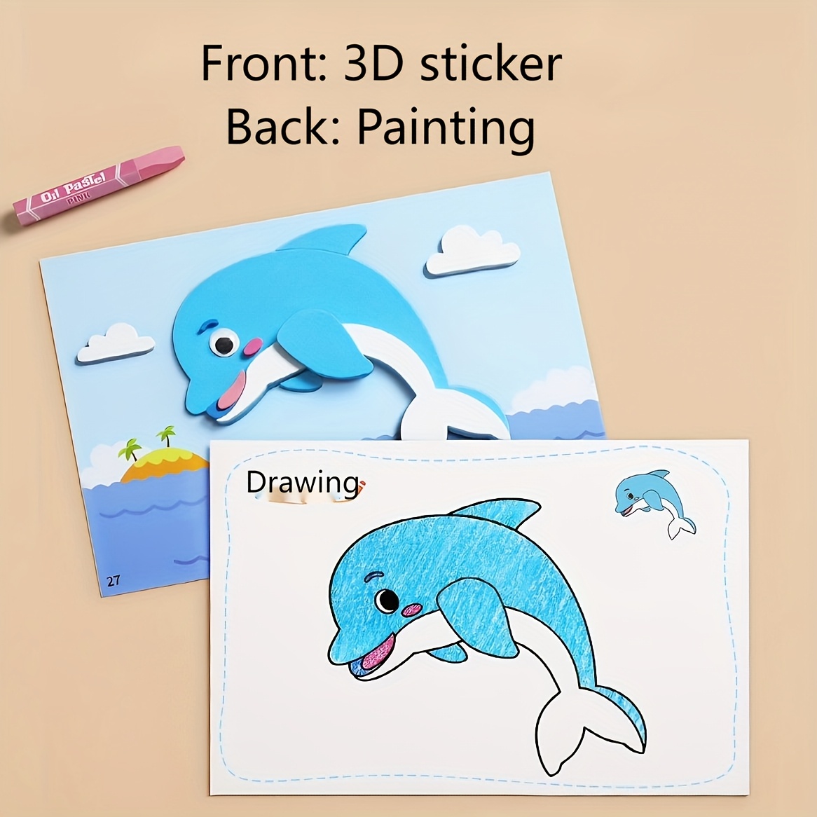 Pegatinas 3D para Niños, Desec - Science Toys Diy reseña y precio